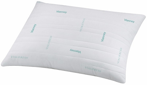 Almohada Vianney Vialifresh tradicional 70 cm blanca por 2 unidades
