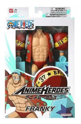Franky Cyborg One Piece Anime Heroes 37 Original Toei Bandai
