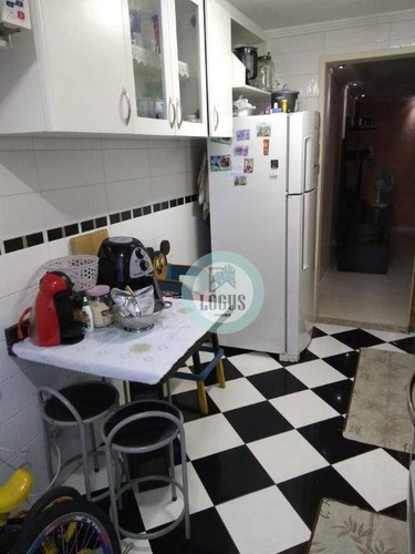 Imagem 2 de 14 de Apartamento De 55m² Composto Por 2 Dormitórios, À Venda Por R$ 212.000,00 - Jardim Alvorada - Santo André/sp - Ap1692