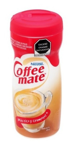 Sustituto De Crema Para Café Coffe Mate Sin Lactosa 640 Gr