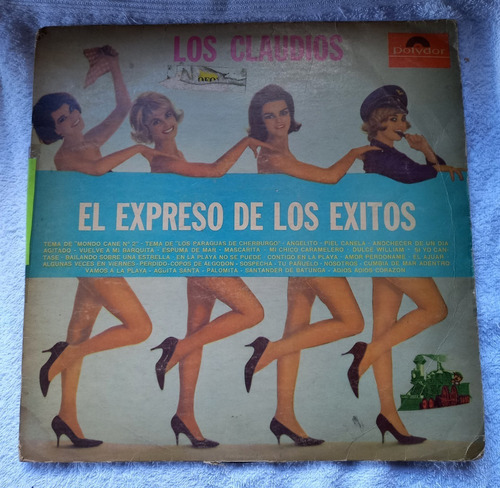 Los Claudios, El Expreso De Los Exitos, Lp, Vinilo, Acetatos