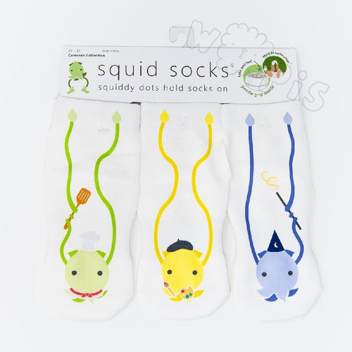 No Se Salen! Calcetines Bebé Squid Socks 