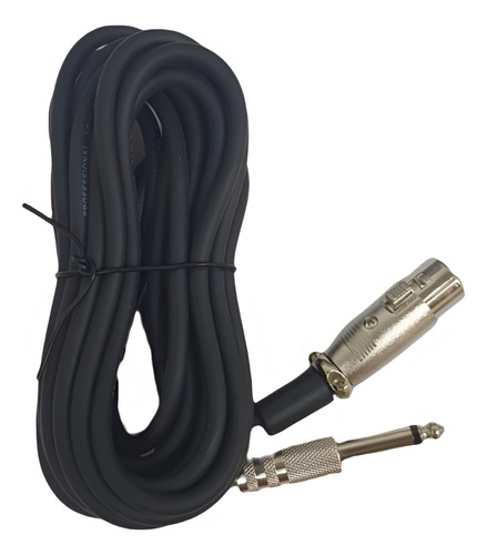 Cable Para Audio Plug 6.3 A Xlr Hembra 4.5m Radox 080-881