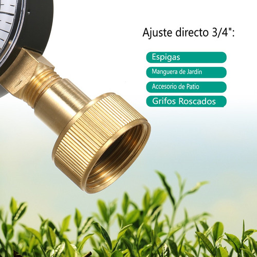 Manguera De Manómetro Con Indicador De Presión De Agua De 3/