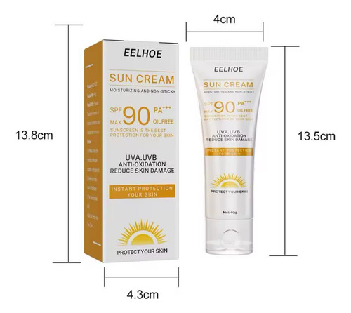Protector Solar Blanqueador Spf90 Antioxidante 40g