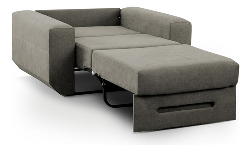 Sillón Sofa Cama 1 Cuerpo Reclinable Moderno - Verona Lobuno Diseño De La Tela Eco Cuero