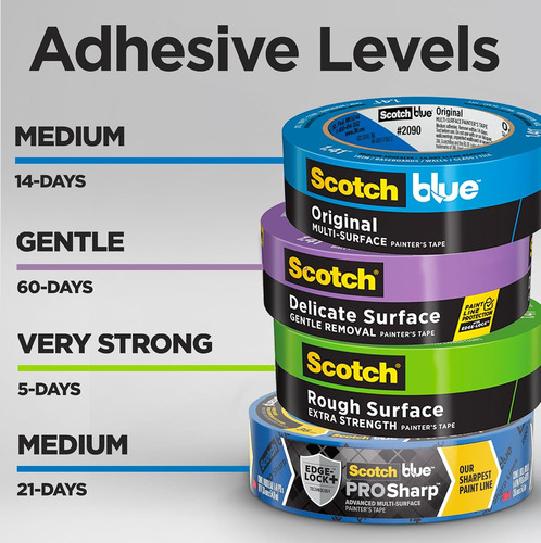Scotchblue Original Multi-surface Painter's Tape, Blue, P...