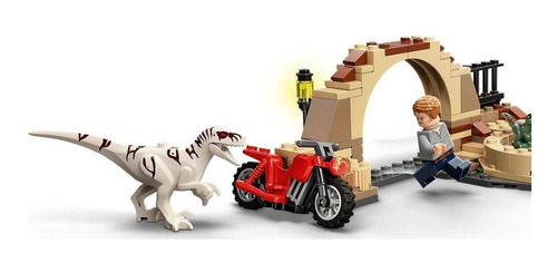 Imagen 3 de 3 de Lego Jurassic World Dominion - Atrociraptor Bike Chase 76945