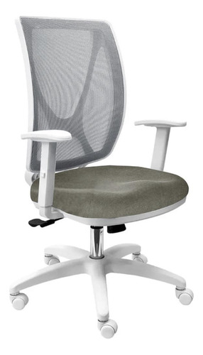 Silla Alma Sillon Blanca Brazos Regulables Oficina