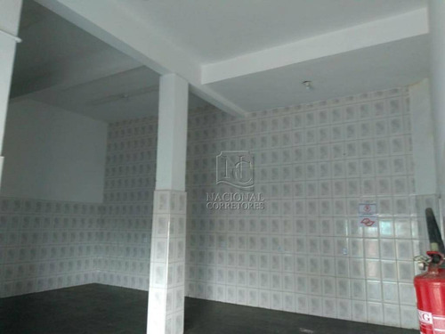 Salão Para Alugar, 75 M² Por R$ 2.000,00/mês - Jardim Do Estádio - Santo André/sp - Sl0906