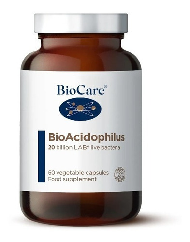 Biocare Bioacidophilus 20 Billones 60 Cap Probiotico Premium