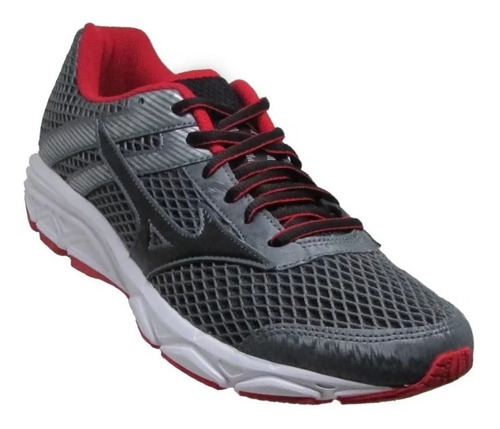 Tênis Mizuno Masc Strike 2 N 4139258 Grafite/vermelho