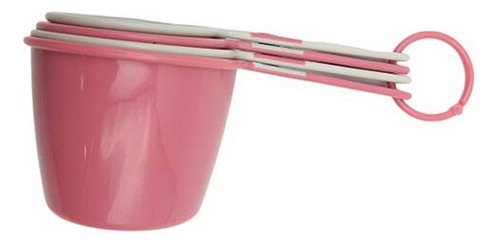 Set De Medidores Cocina 4 Piezas Rosado - Keep