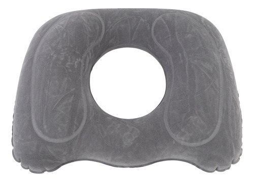 Zn Cojín Inflable Portátil For Silla Con Respaldo De Felpa