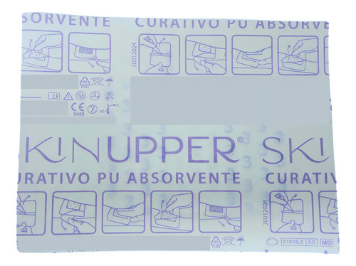 Curativo Pu Absorvente 8cm X 10cm - Skinupper - Kit Com 10