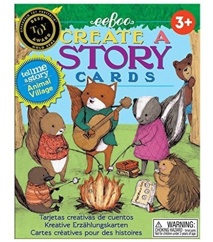 Eeboo Create And Tell Me A Story Cards Animal Village