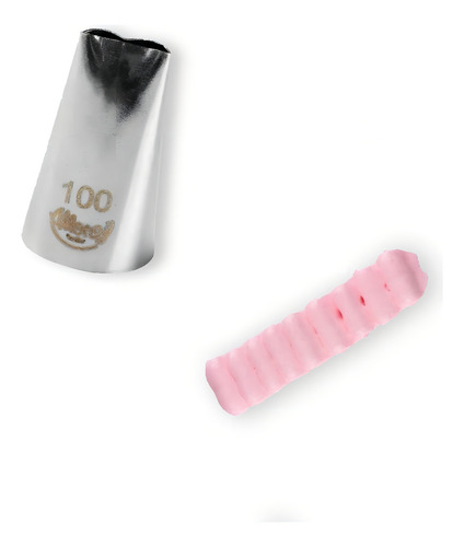 Bicos Para Confeitar - Babado - Aço Inox - Nº100 - 1 Unid
