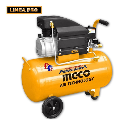 Ff Compresor De Aire 50 Lts; 2,5hp; 8bar Ingco Ac25508 96db