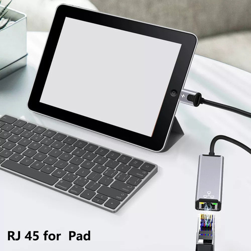 // Adaptador Lan Rj45 Para iPhone 14 13 12 11 8 7 6