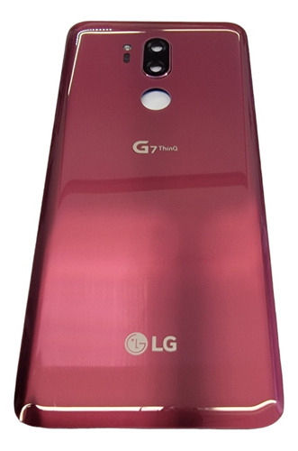 Tapa Trasera Cubierta De Batería De LG G7 Thinq Roja Lentes