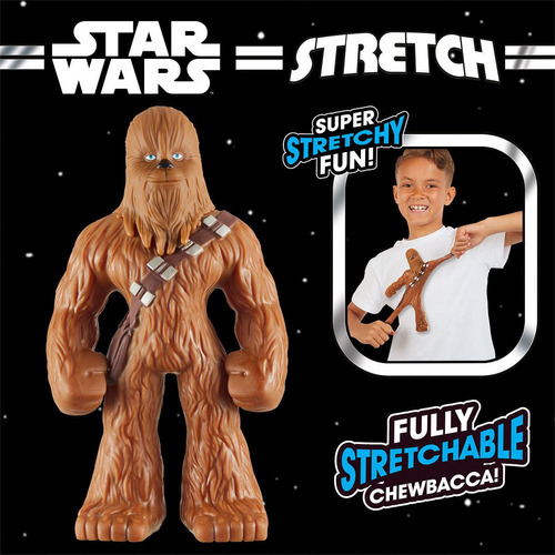 Boneco Stretch Chewbacca Elástico 22 cm Star Wars 3493- Sunny