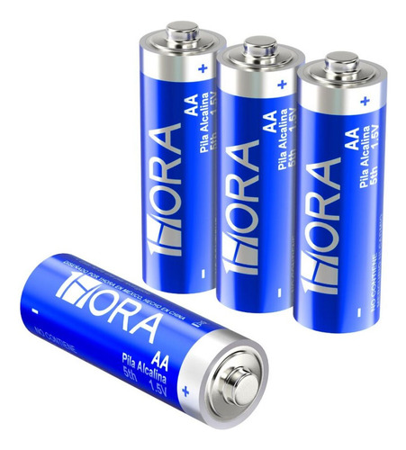 Paquete de pilas alcalinas Aa 5th de 1 hora con 4 unidades de 1,5 V