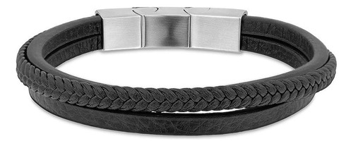 Pulseira Tal Pai, Tal Filho Preta - Filho Comprimento 17 Cm Cor Preto