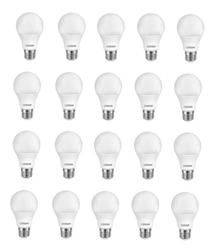 Lámpara Foco Led Osram Pack X 20 9w + 12w Luz  Fría/día