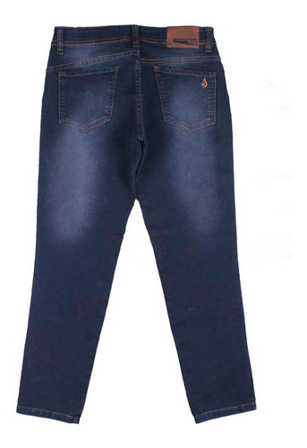 Imagen 2 de 4 de Pantalon Jean Volcom Skinny 2x4 Azul Niño
