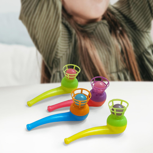 6 X 4 Unids Bolas De Pipa De Soplado Flotante Juego Juguetes