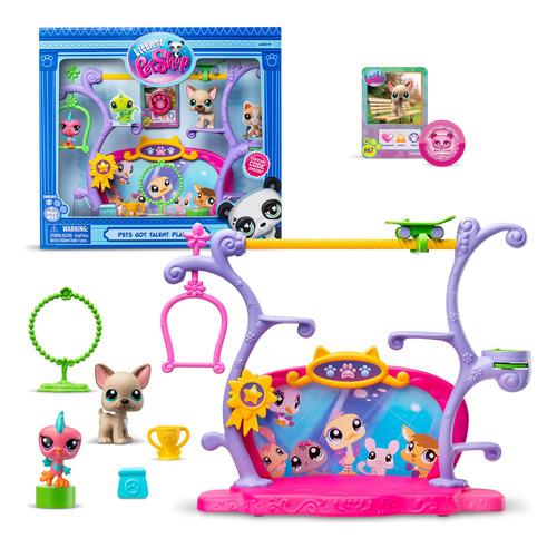 Set De Juego Littlest Pet Shop Pets Got Talent Gen 7 Con Fig