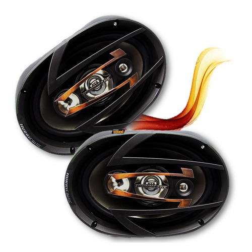 Par Alto Falante 6x9 Quadriaxial Hurricane 300w Rms Qr-69