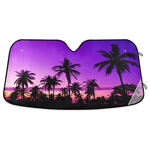 Parasol Carro, Tropical Beach Palm Tree Car Sun Shade Parabr