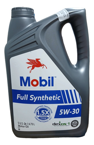 Aceite Mobil Full Synthetic 5w30 Dexos 1