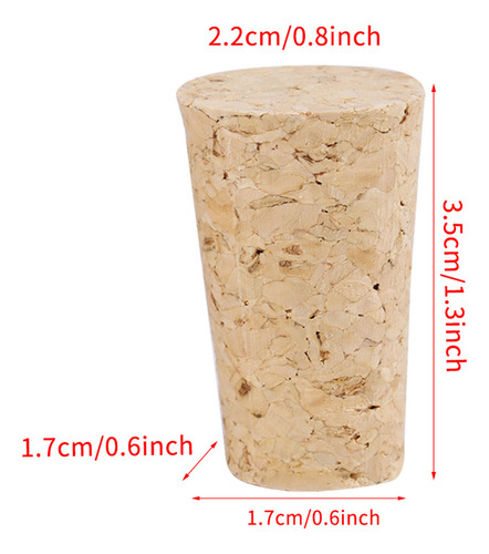 Tapón De Botella De Vino De Madera Corchos Cónicos De