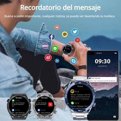 Reloj Inteligente Hombres Smart Wath Compatible Con Android