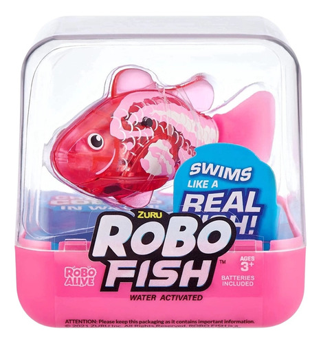 Robô Alive Peixe Nada De Verdade Zuru Robo - Fun