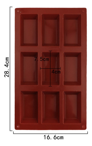 #. Moldes Rectangulares Pequeños For Chocolate M 9link M