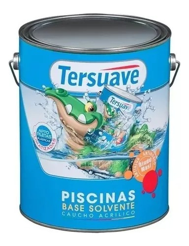 Pintura Para Piletas Al Caucho Tersuave 1 Lts 