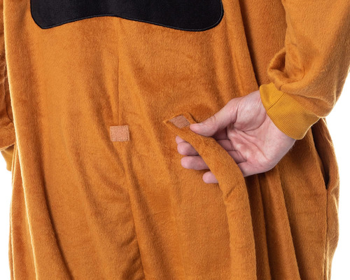 Intimo Scooby-doo Disfraz Con Capucha Para Hombre Pijama De