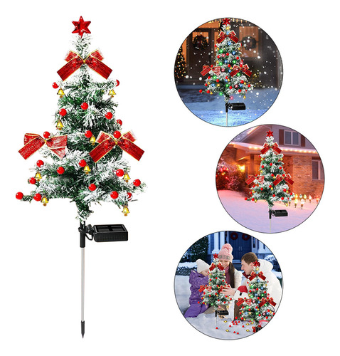 Lámpara Solar Para Árbol De Navidad Ip65, Impermeable, Para
