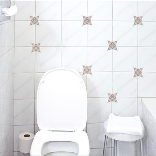 Piso De Azulejo Adhesivo Diagonal De Pvc Autoadhesivo Imperm