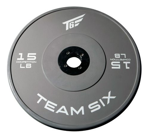 Disco Bumper Olimpico 15 Lbs T6 Crossfit Gym Levantamiento