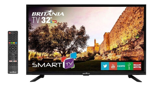 Imagem 5 de 5 de Smarttv Led Hd 32 Britânia Smart Com Netflix - Bivolt