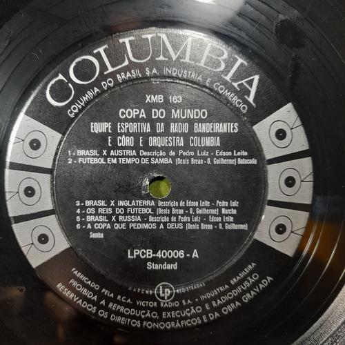 Imagem 5 de 8 de Vinil Lp Brasil Campeão Do Mundo 1958 Gazeta Esportiva