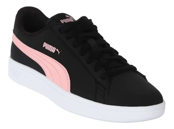 Tenis Puma Smash V2 Buck Color Negro Y Rojo Hombre 29190 | MercadoLibre 📦