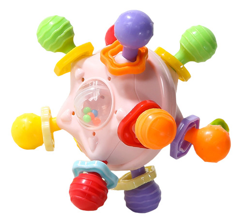Juguete Sonaja Mordedera Estimulación Sensorial Dentición Bo Color Lisa