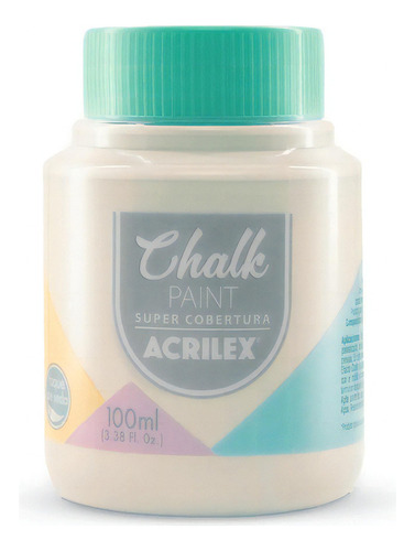 Tinta Chalk Acrilex 100ml - Super Cobertura - Artesanato Cor Trigo 853