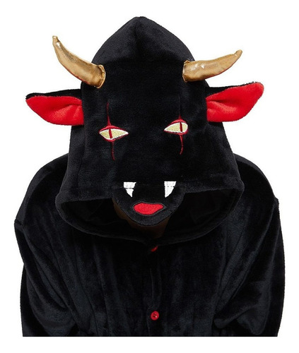 Pijama De Disfraz De Diablo, Pijama De Dibujos Animados Con