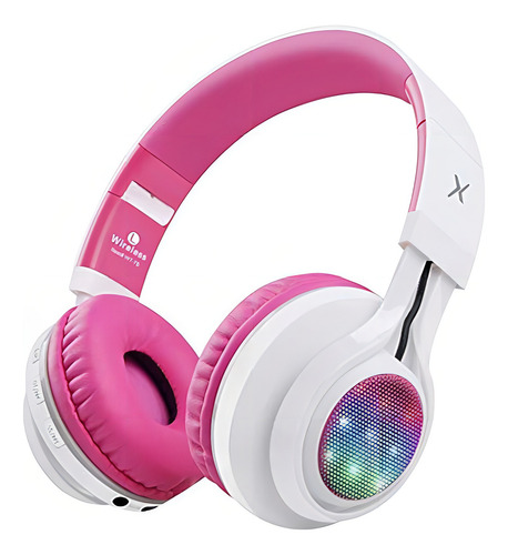 Riwbox Wt7s Audifonos Estereo Plegables Con Bluetooth Y Lu